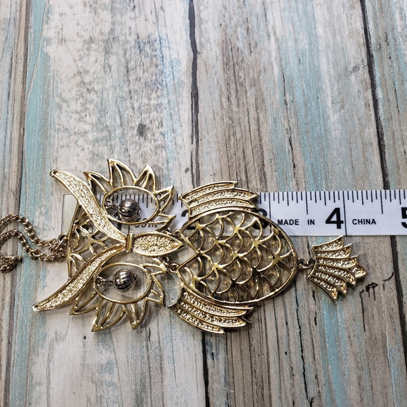 Vintage Owl Articulated Necklace. - Picture 4 of 7